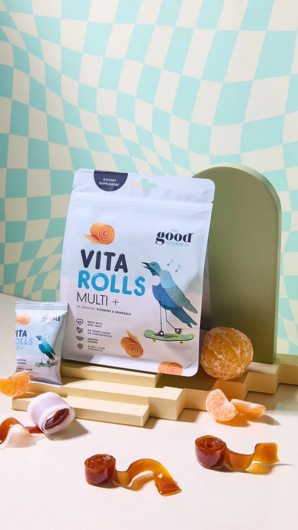 Good Vitamin 儿童多种维生素软糖卷 8粒装