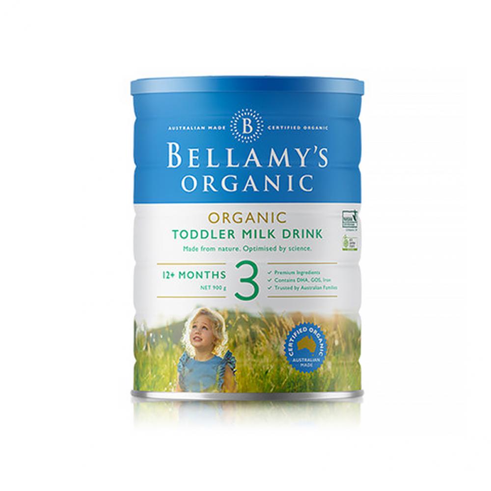 【包邮】贝拉米Bellamy有机婴儿奶粉三段6罐