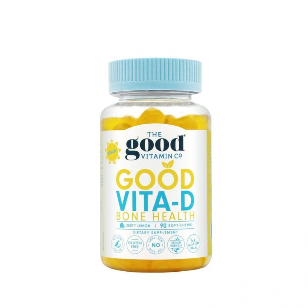 【清仓特惠】 Good Vitamin 维生素D骨骼健康软糖 90粒