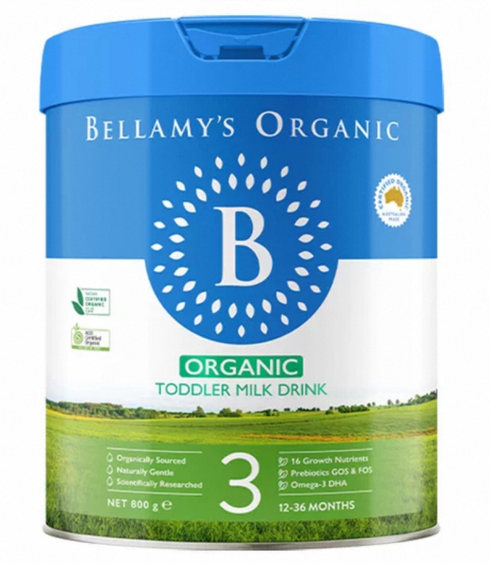 【包邮】贝拉米Bellamy有机婴儿奶粉三段6罐