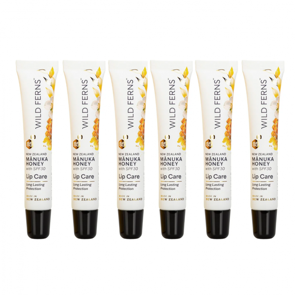 【Parrs满$80赠礼盒+买三赠一可混搭】 Parrs帕氏 麦卢卡蜂蜜防护唇膏SPF15（15ml/支）（6支装）