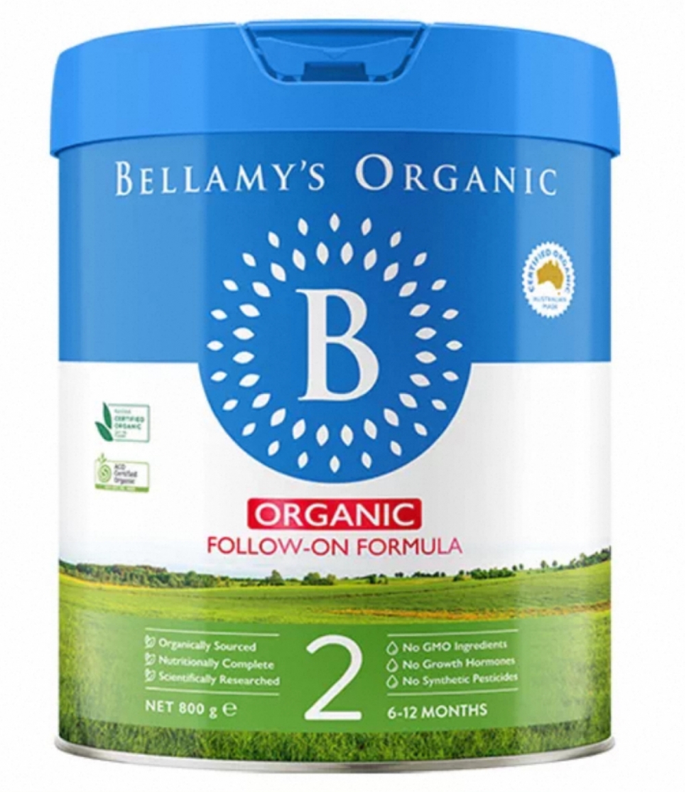 【包邮】贝拉米Bellamy有机婴儿奶粉二段6罐