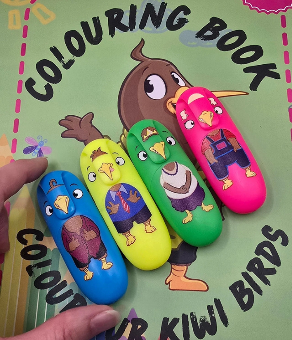 新西兰Neon Kiwi 荧光标记笔｜趣味学习，创意涂色