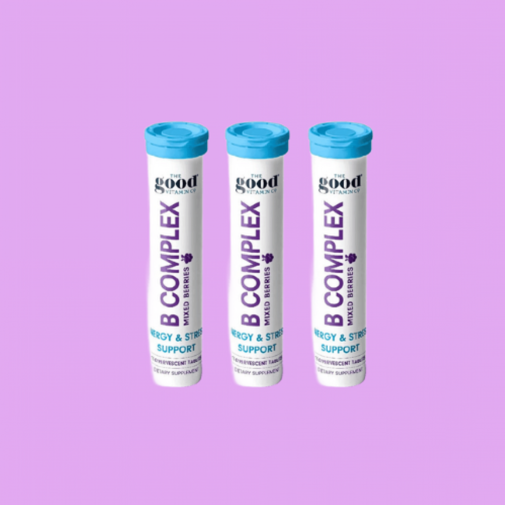 Good B族复合维生素泡腾片（混合莓果味 15片装）(3管装)