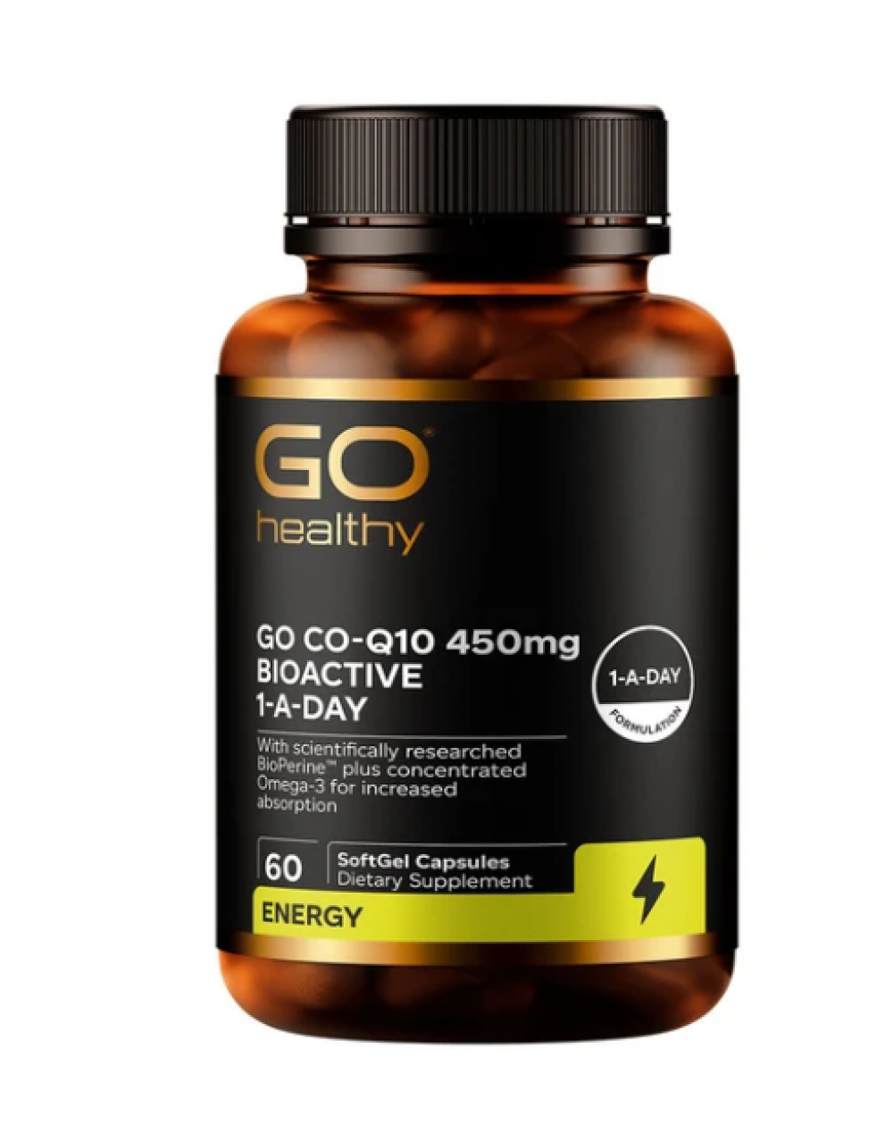 【同品牌买4赠1】 Go Healthy高之源心脏辅酶450mg胶囊 60粒