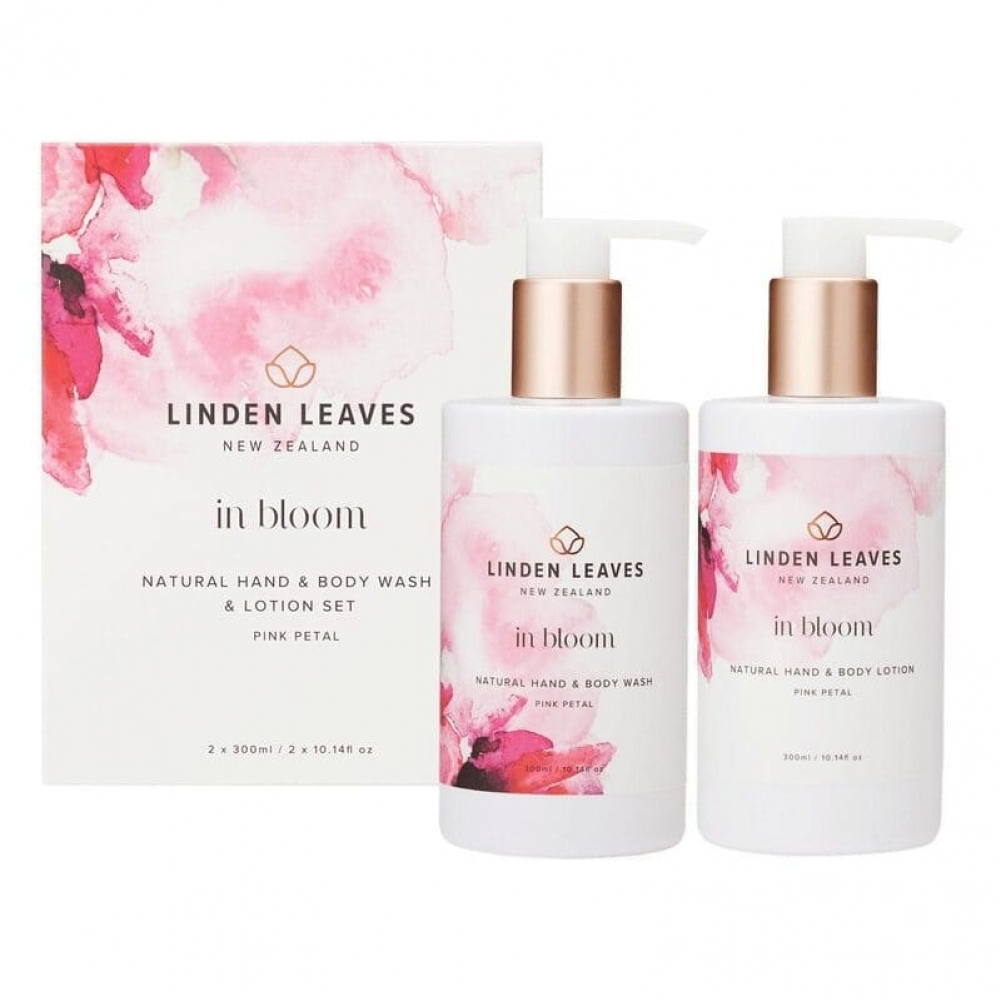 Linden Leaves 粉漾花瓣礼盒套装（护手霜+沐浴露）
