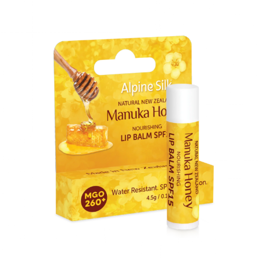 Alpine Silk 麦卢卡蜂蜜滋养防晒护唇膏 SPF15（4.5g）