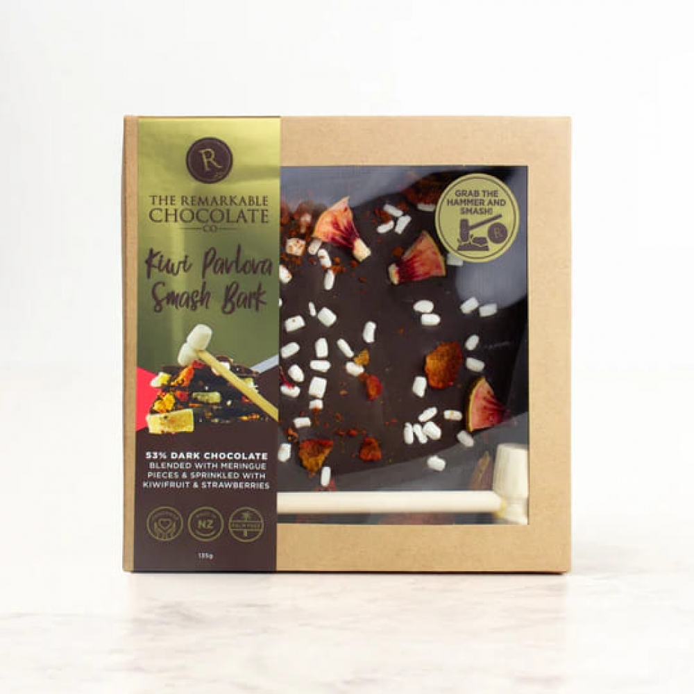 新西兰Sweet Moments香脆碎片巧克力 —奇异果帕夫洛瓦 135g 趣味敲打设计