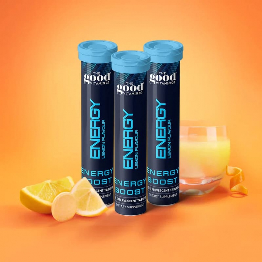 Good Energy 活力泡腾片（柠檬风味）15片/管（3管装）
