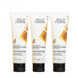 【Parrs满$80赠礼盒+买三赠一可混搭】 Parrs 帕氏 麦卢卡蜂蜜 SPF30 保湿防晒面霜 80ml（3支装）