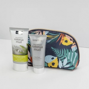 【同品牌满$70赠1护手霜】 帕氏Wildferns 罗托鲁瓦泥护肤化妆包套装（面膜/洁面乳/化妆包）