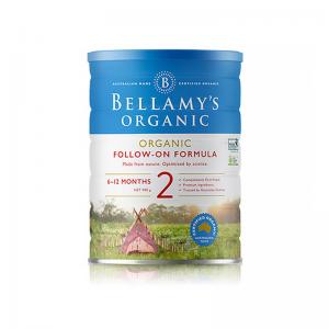 【包邮】贝拉米Bellamy有机婴儿奶粉二段6罐