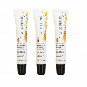 【Parrs满$80赠礼盒+买三赠一可混搭】 Parrs帕氏 麦卢卡蜂蜜防护唇膏SPF15（15ml/支）（3支装）