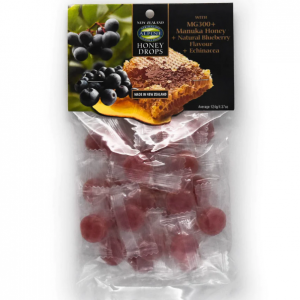 【Alpine喉糖买3赠1可混搭】 新西兰10+麦卢卡蜂蜜和蓝莓紫锥花124g