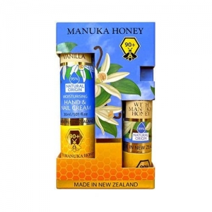 【同品牌买三赠一可混搭】 The Natural Land 麦卢卡蜂蜜香草润唇膏 & 护手霜套装