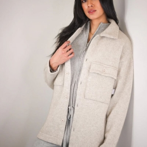 中性休闲衬衫式外套（2色可选）