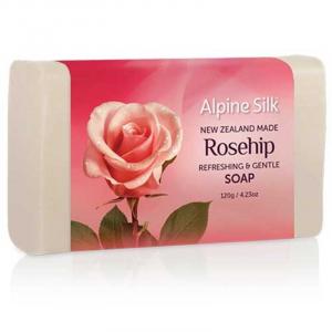 Alpine Silk 玫瑰果香皂120g