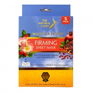 【同品牌买三赠一可混搭】 The Natural Land 麦卢卡蜂蜜紧致焕肤面膜 5片装（20ml x 5）
