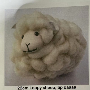 小羊玩偶-羊毛手工制作--会叫
